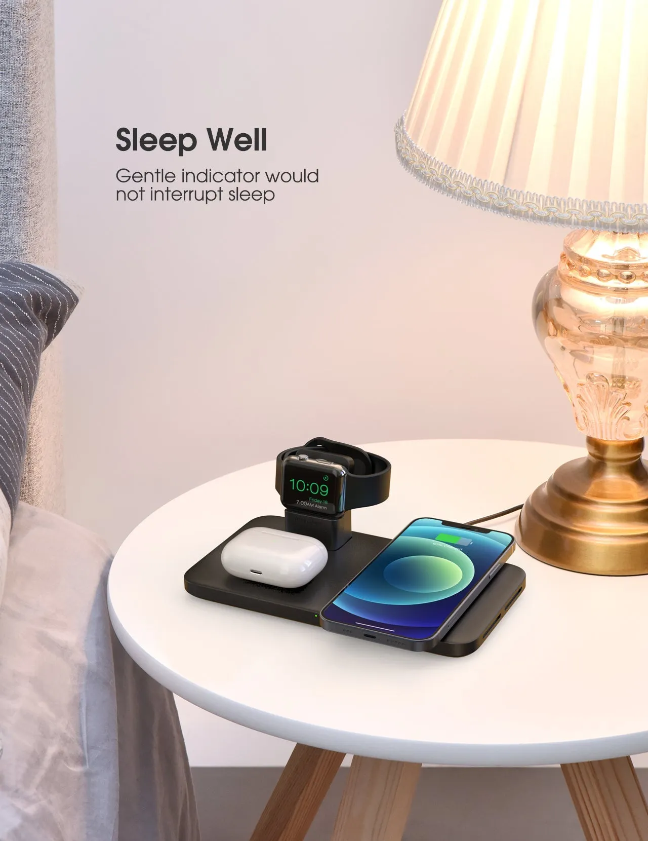 3 in 1 Wireless Charging Station（No adapter）