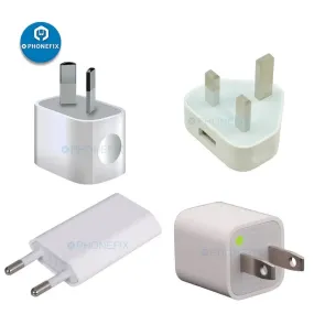 5W USB Charger US EU Wall Fast Charging Adapter for Apple iPhone