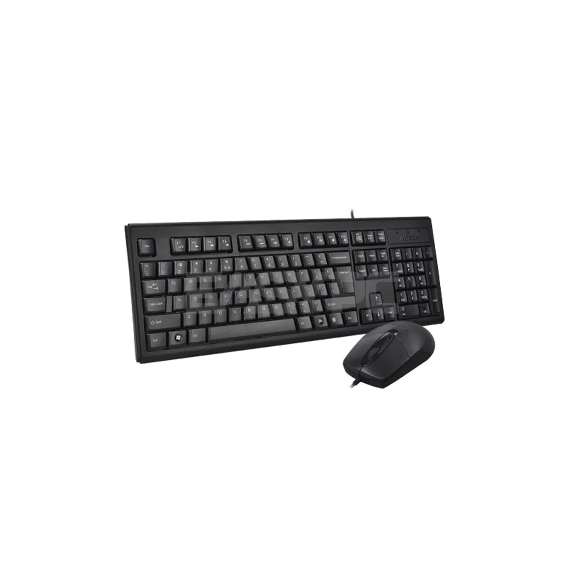 A4tech KRS 8372 Usb, FN Hot Keys, 5 M Clicks Button Lifetime, 1000 DPI, Adjustable Keyboard Height, Keyboard and Mouse