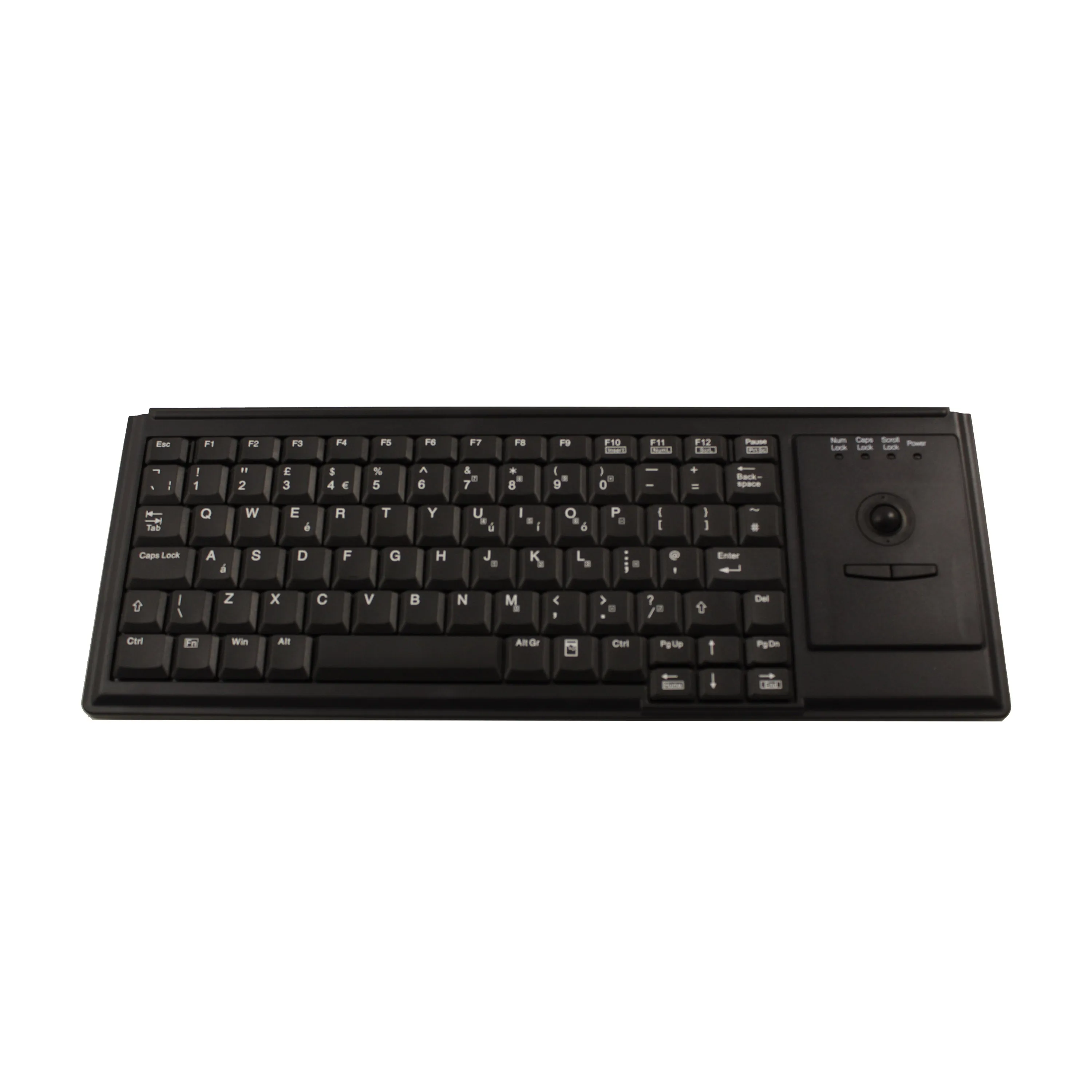 Accuratus KYB500-K82D Compact Keyboard with Integrated Trackball