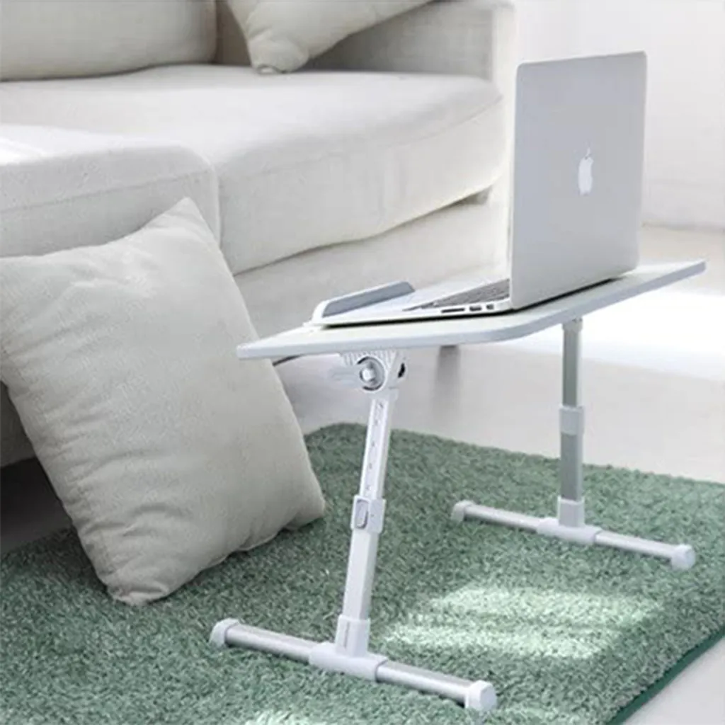 Adjustable Foldable Laptop Table with Baffles, EKKIO