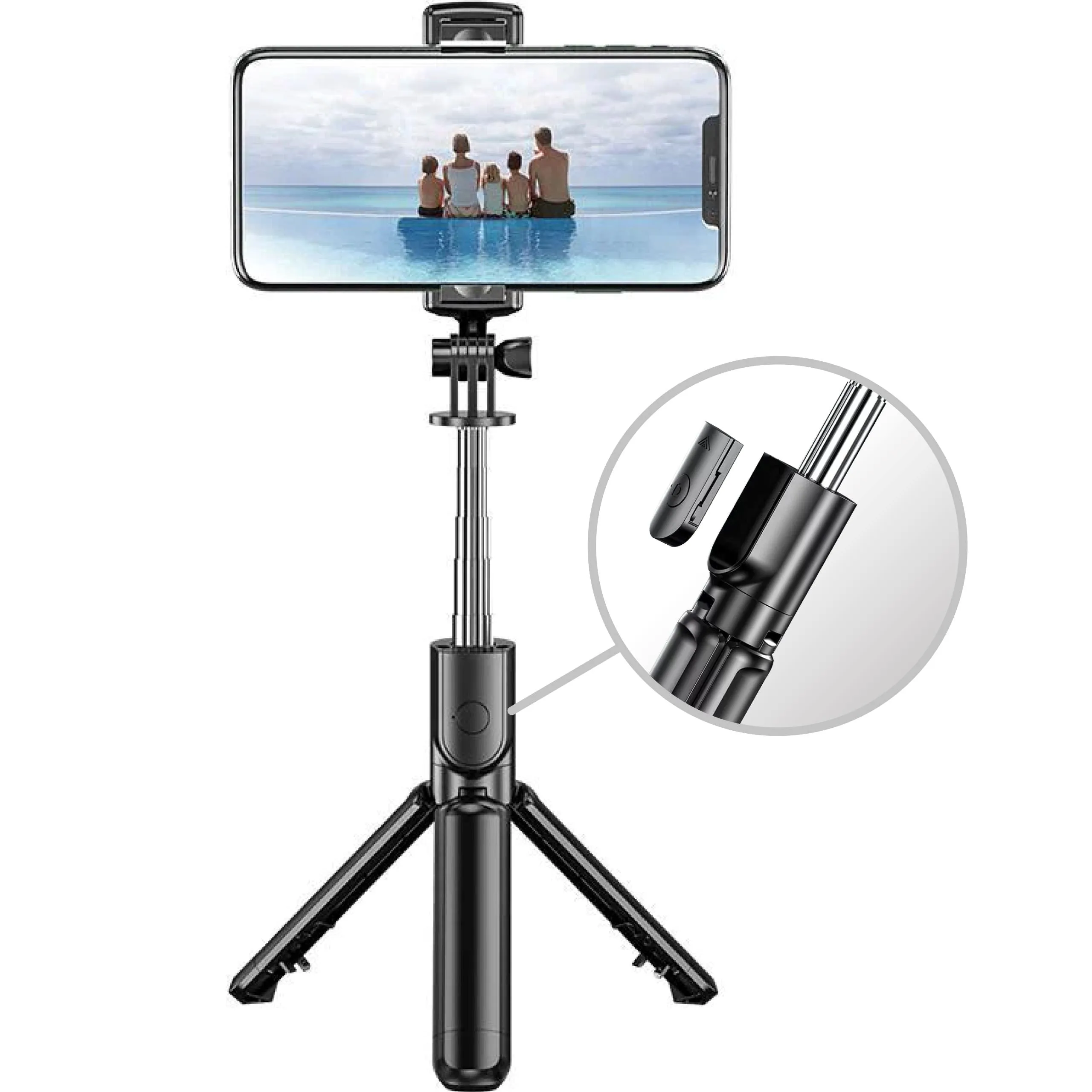 Bluetooth Selfie Stick and Tripod - Pack of 12