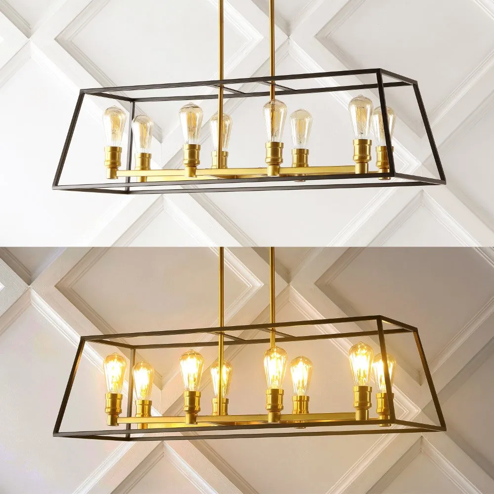 Brass Farmhouse Industrial Iron LED Pendant