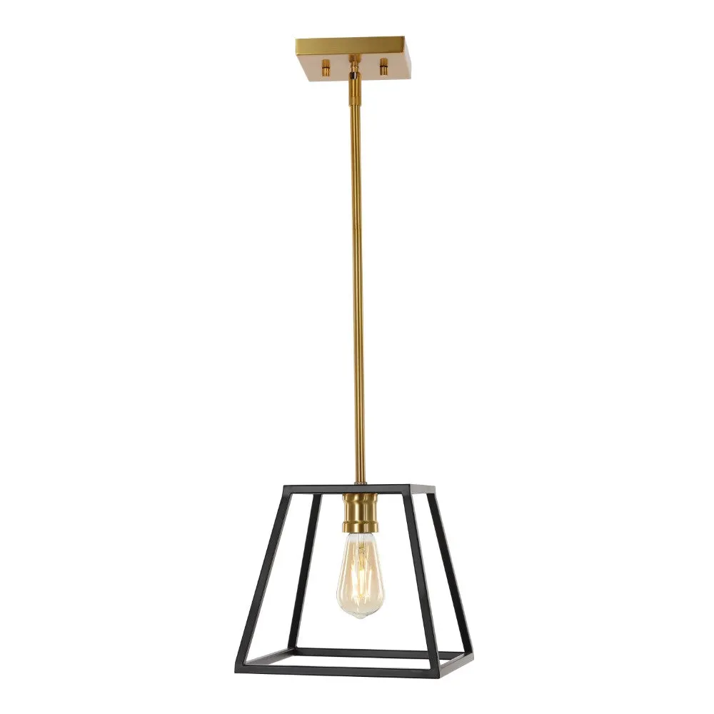 Brass Farmhouse Industrial Iron LED Pendant