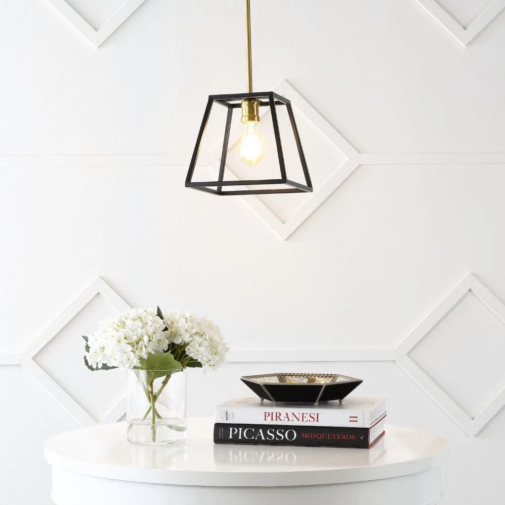 Brass Farmhouse Industrial Iron LED Pendant