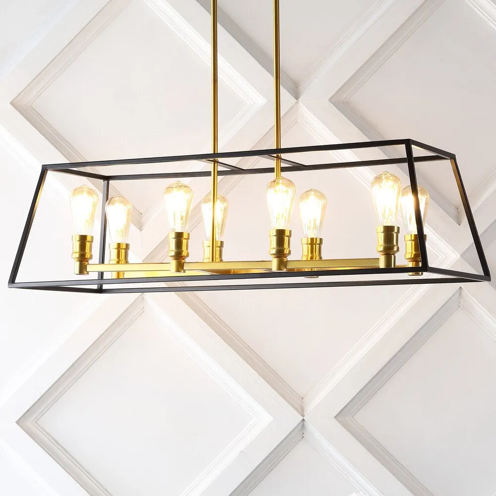 Brass Farmhouse Industrial Iron LED Pendant