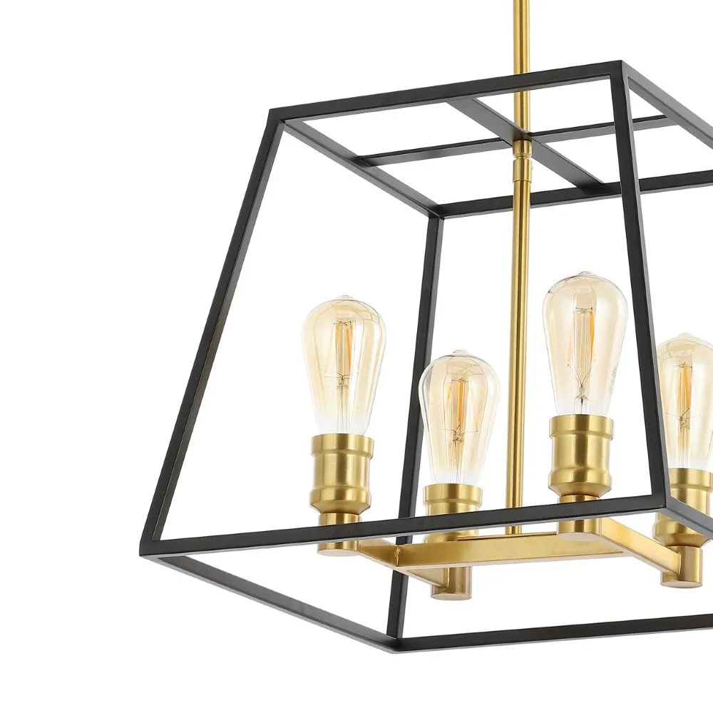 Brass Farmhouse Industrial Iron LED Pendant