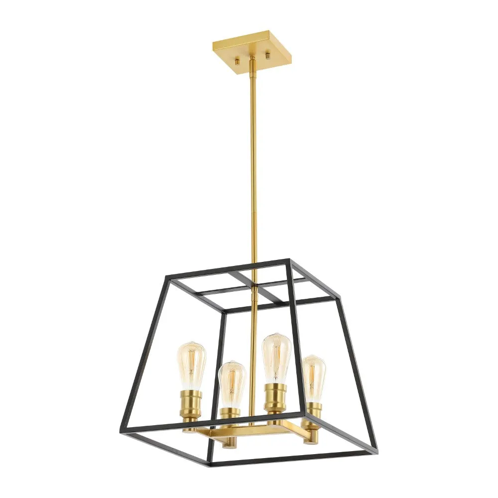 Brass Farmhouse Industrial Iron LED Pendant