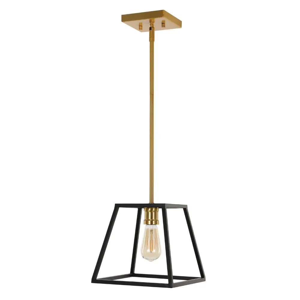 Brass Farmhouse Industrial Iron LED Pendant