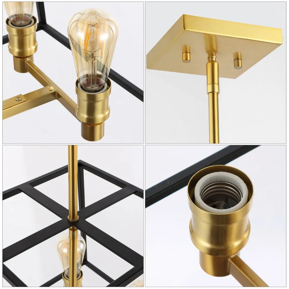 Brass Farmhouse Industrial Iron LED Pendant