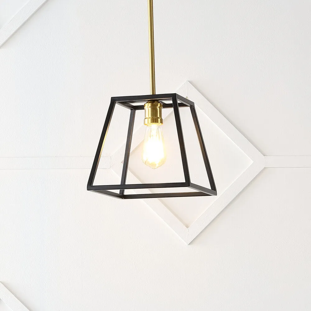 Brass Farmhouse Industrial Iron LED Pendant