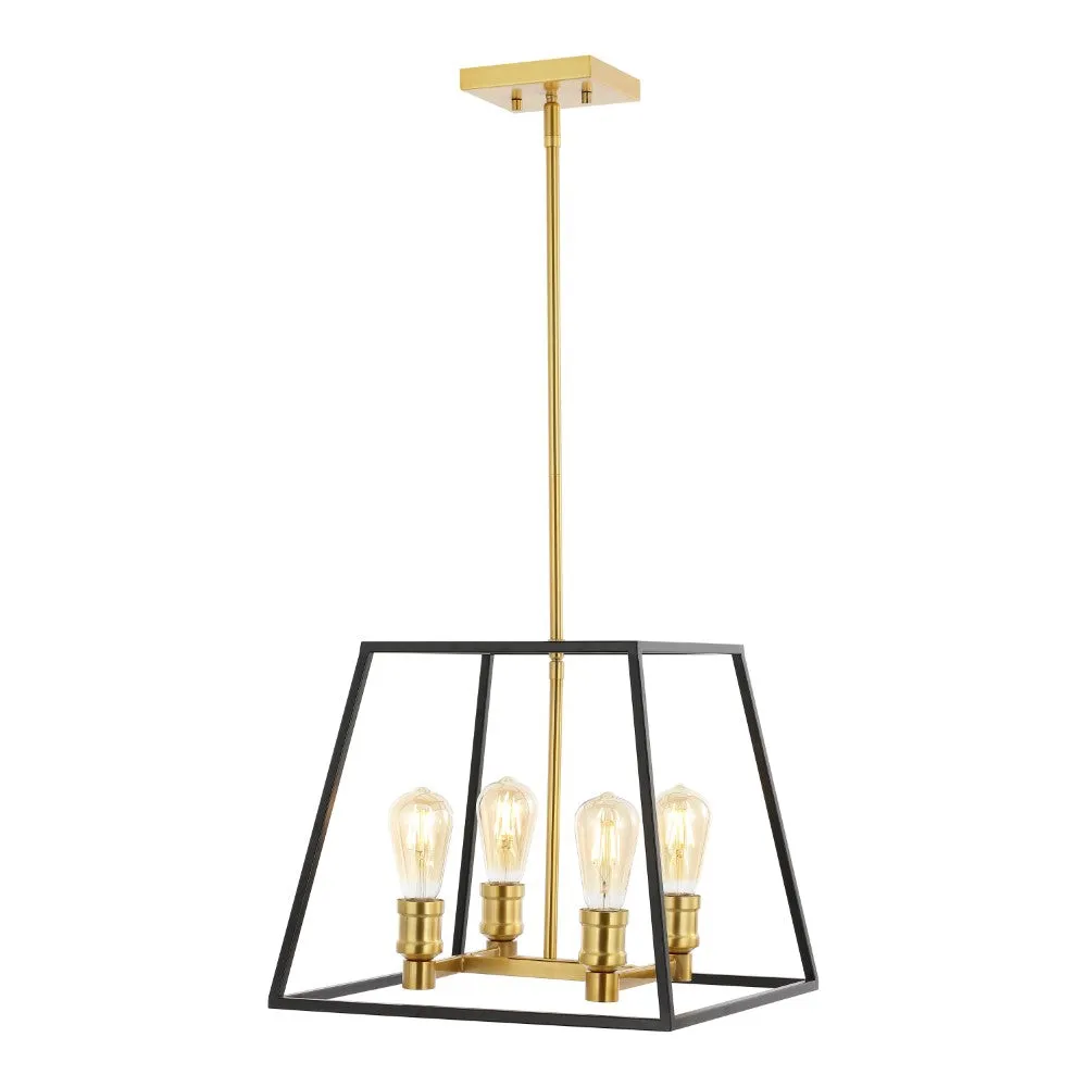 Brass Farmhouse Industrial Iron LED Pendant