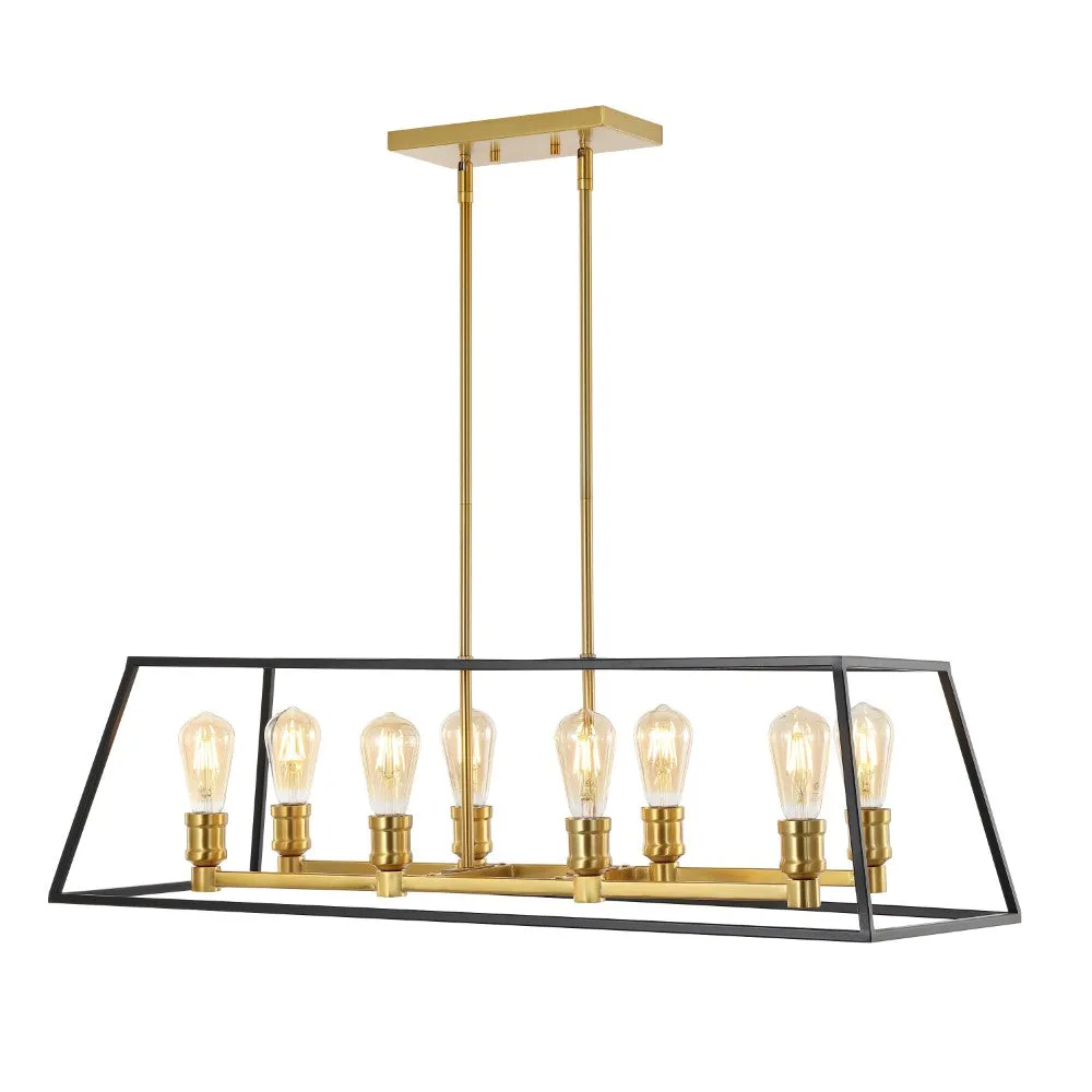 Brass Farmhouse Industrial Iron LED Pendant