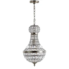 Breanna Crystal/Metal Empire LED Chandelier