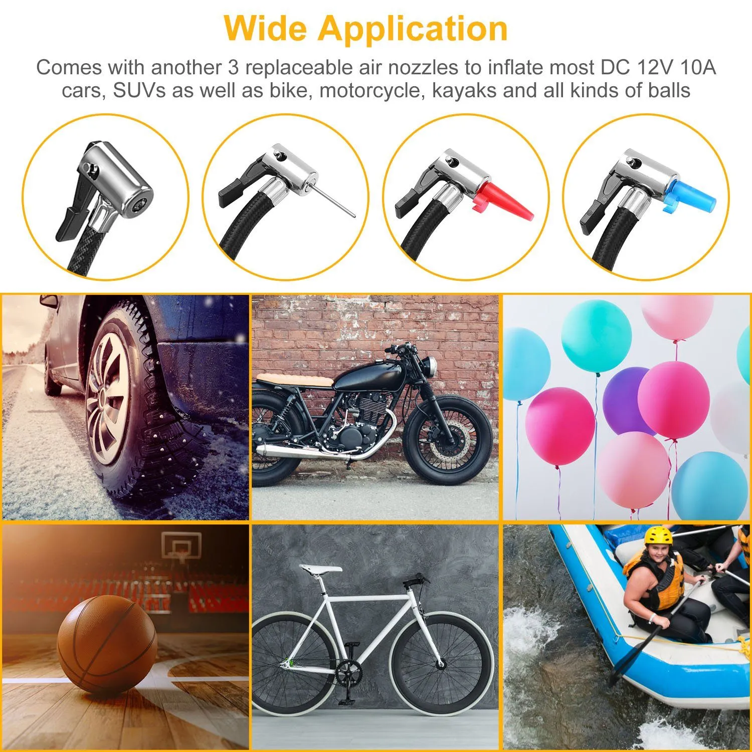 Car Tire Air Pump Portable Air Compressor Pump