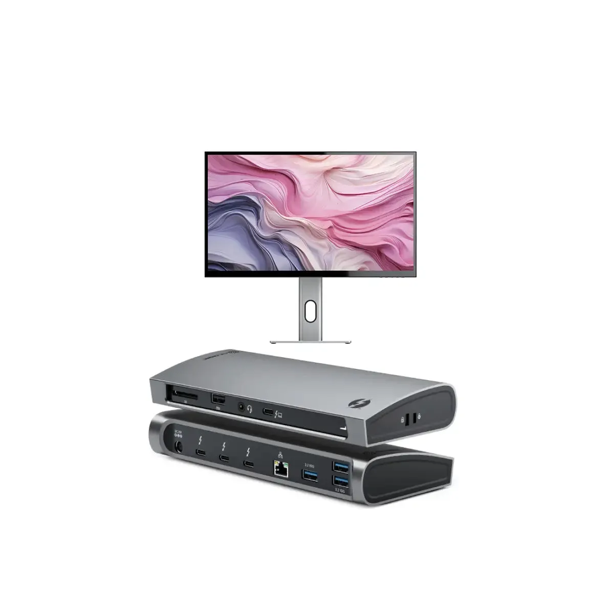 CLARITY 27” UHD 4K Monitor   Thunderbolt 4 BLAZE Docking Station