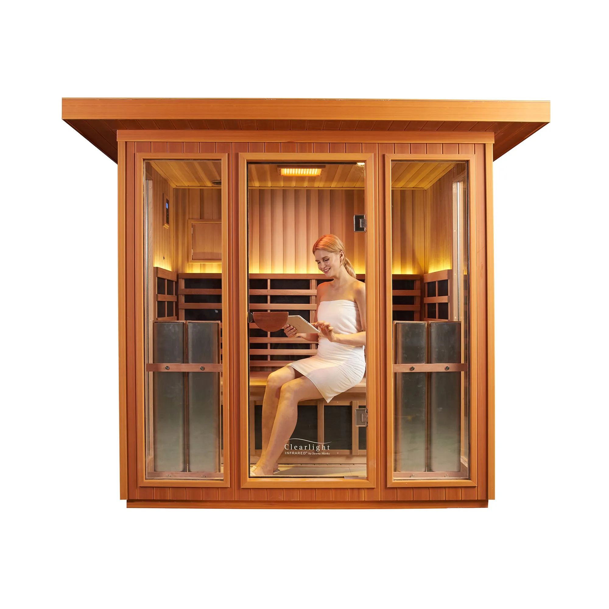 Clearlight Outdoor Sanctuary 5 — Five Person Outdoor Full Spectrum Sauna