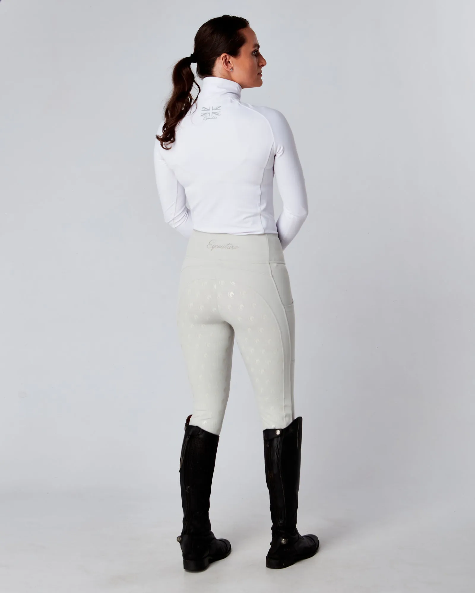 Competition Full Seat Riding Leggings / Tights - PLATINUM