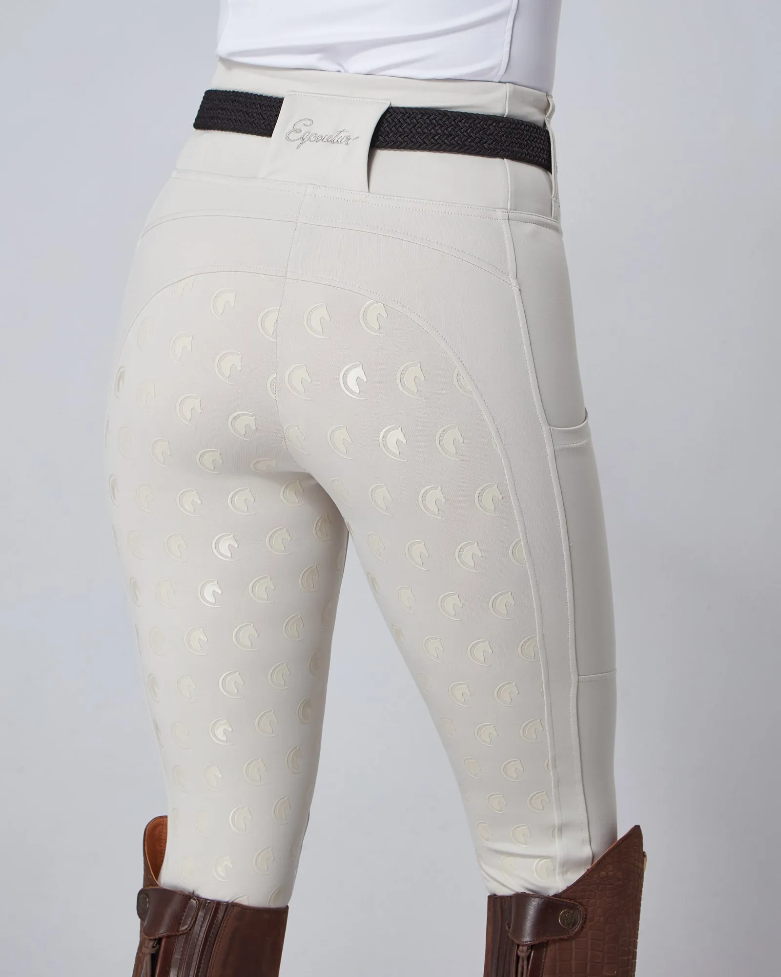 Competition Full Seat Riding Leggings / Tights - PLATINUM