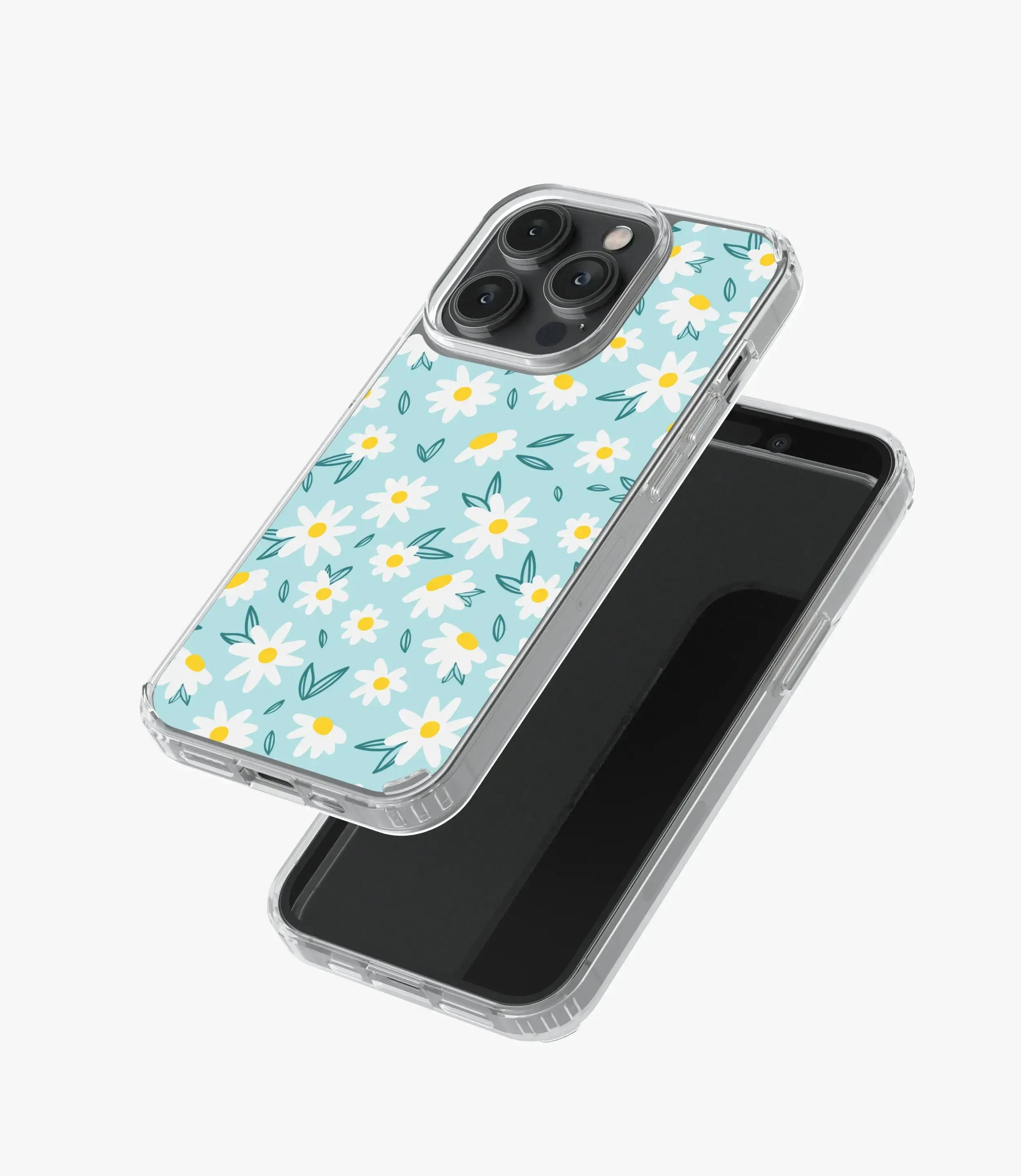 Daisy Art Floral Silicone Case