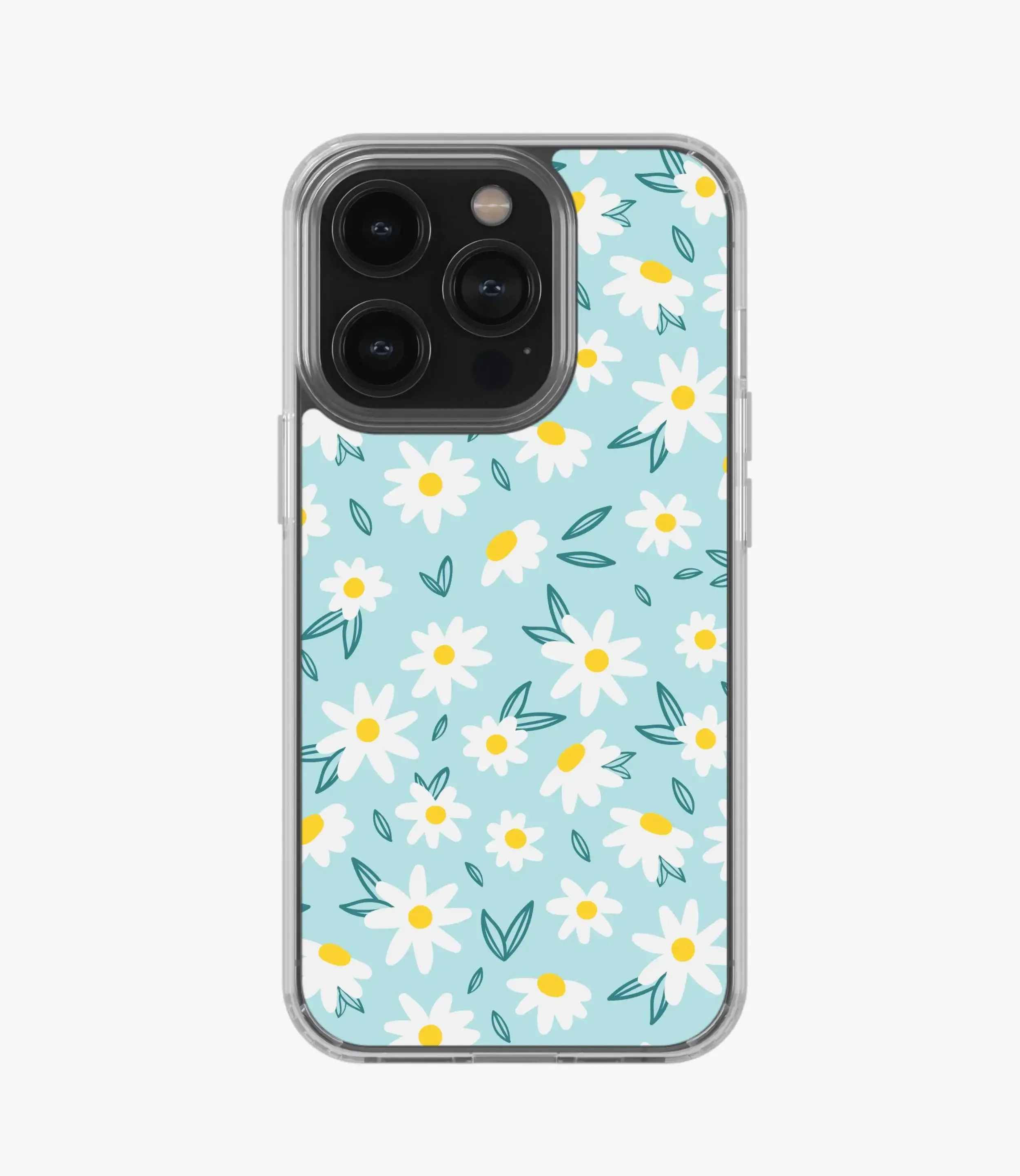 Daisy Art Floral Silicone Case