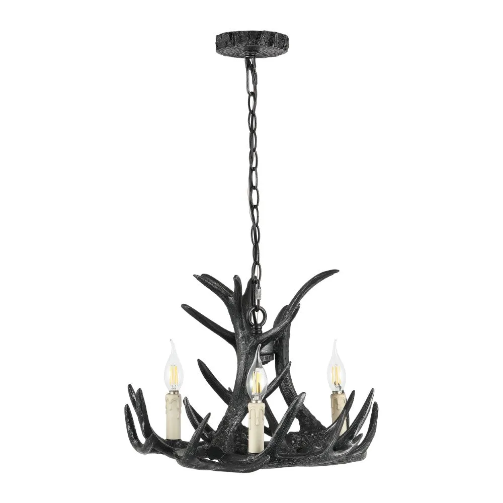 Dasher Rustic Resin Antler LED Chandelier