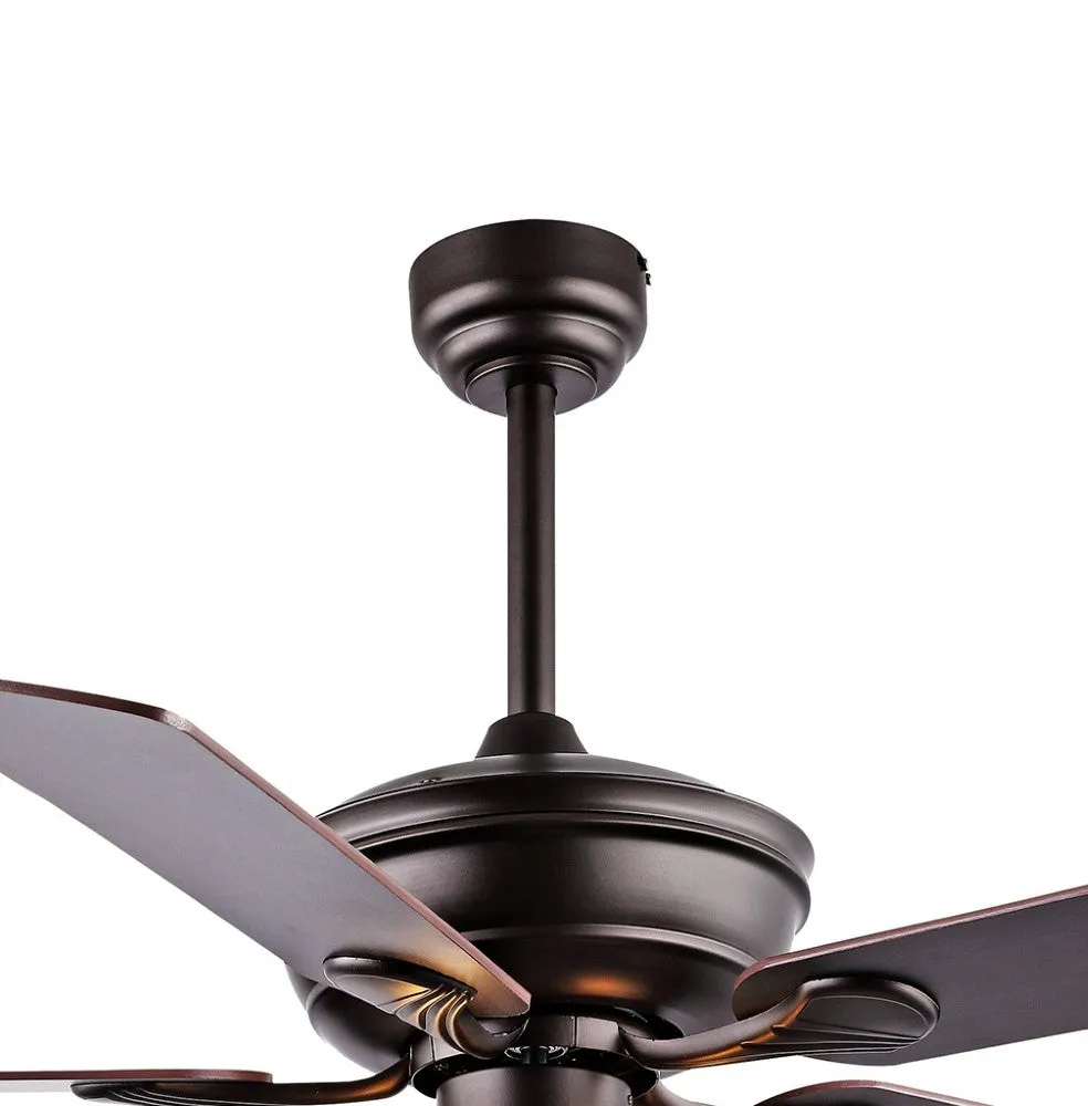 Dennis 52" Traditional Transitional Iron LED CEILING FAN