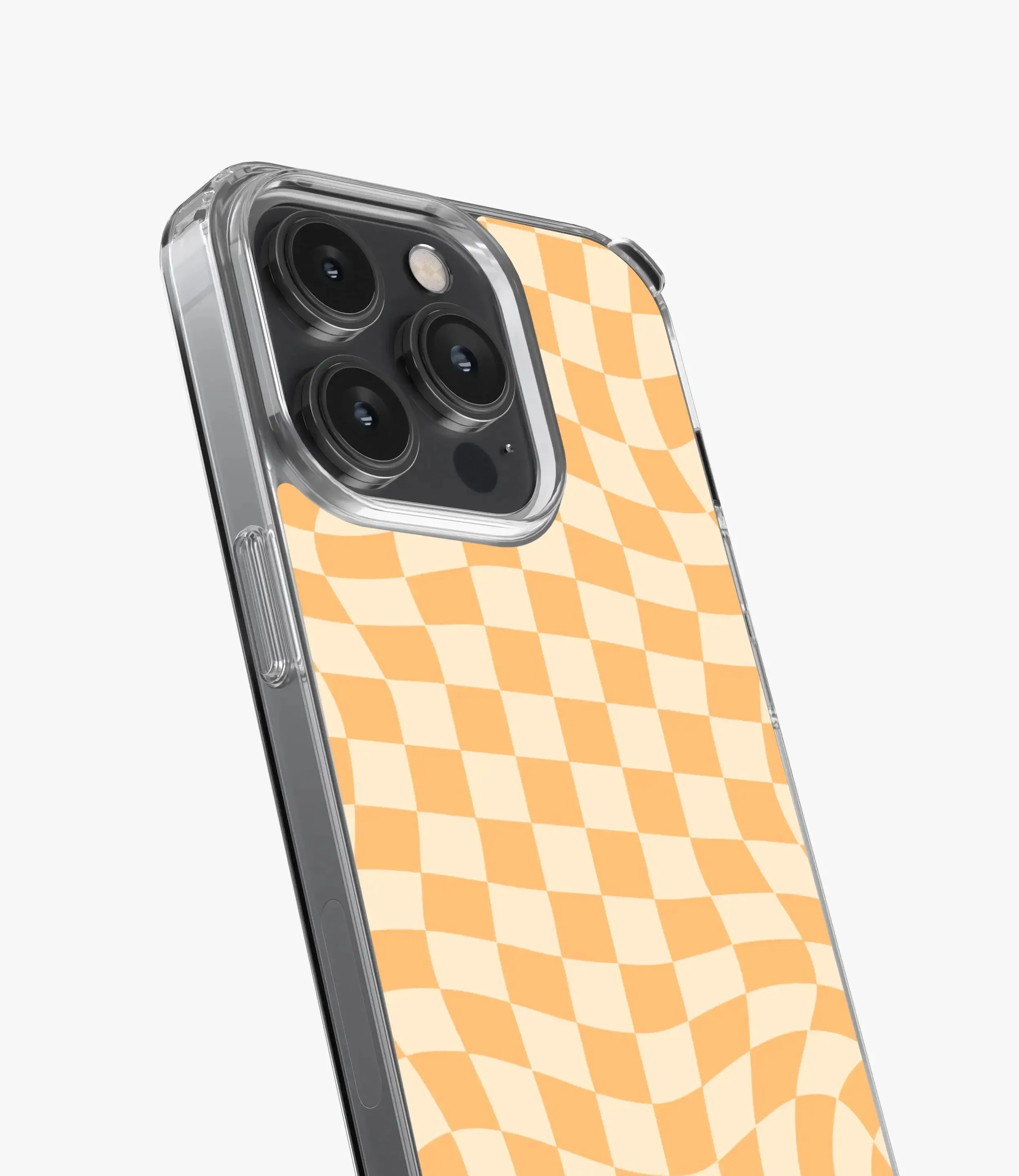 Distorted Squares Checkered Silicone Case