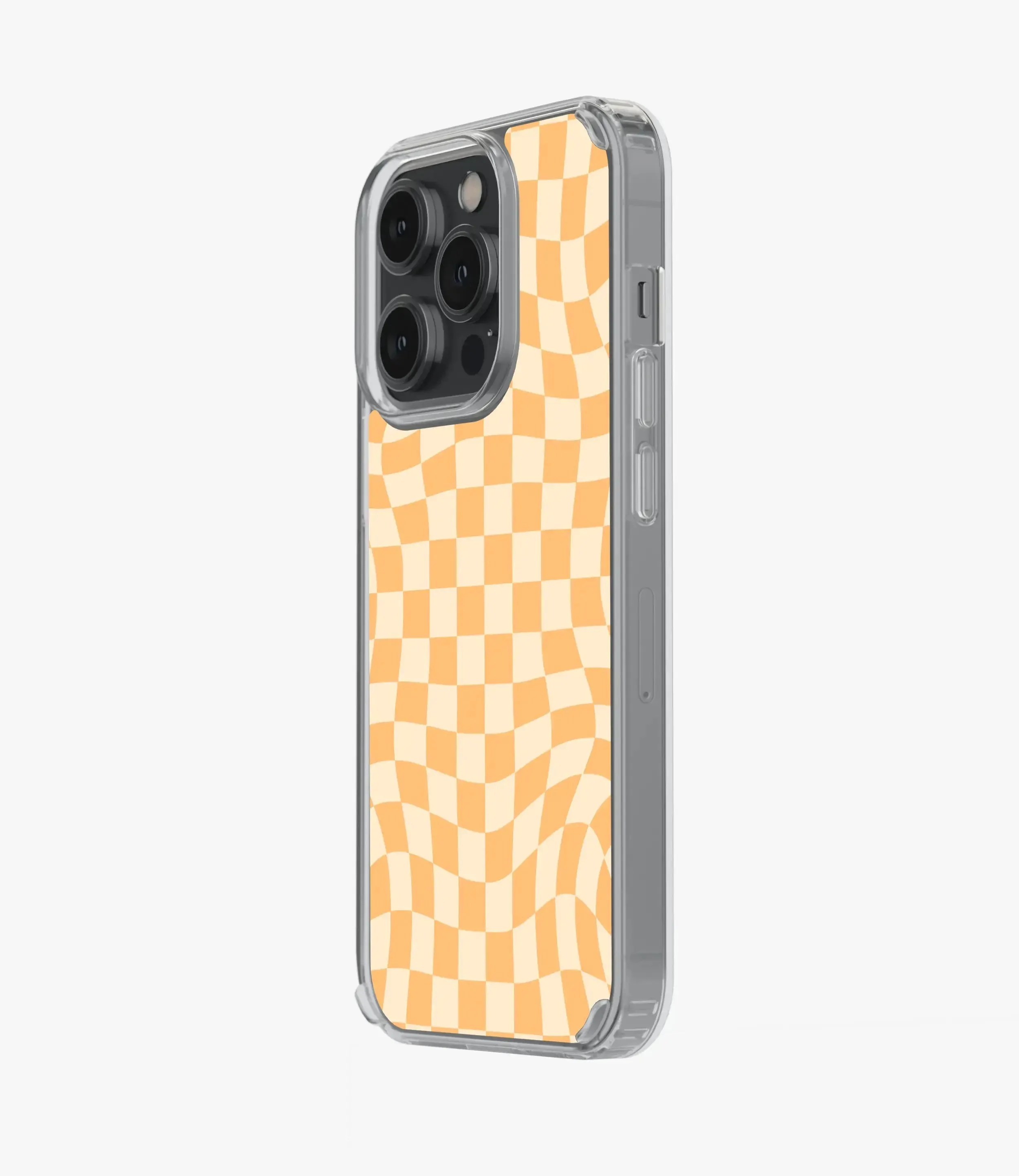 Distorted Squares Checkered Silicone Case