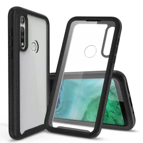 Heavy-Duty Case with Built-in Screen Protector for Moto G Fast