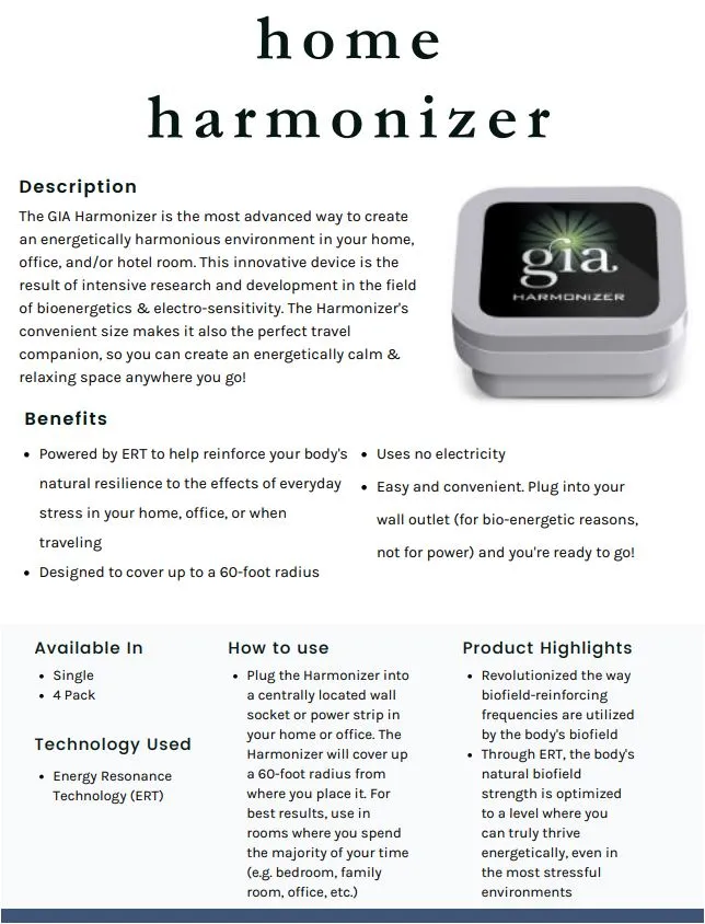 Home Harmonizer - Canada