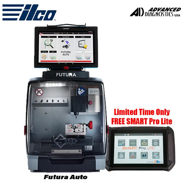 Ilco - Silca Futura Auto with FREE SMART Pro Lite - Automotive Key Cutter and Vehicle Key Programmer