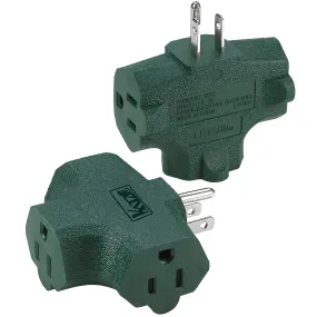 Katzco 3 Way T Straight Shaped with Plug Locations on The Left - 2 Pack - Right,