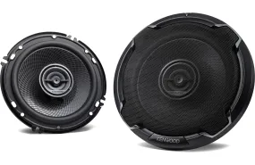 Kenwood KFC-1696PS 6 1/2" Round 2-Way Coaxial Speaker (Pair)