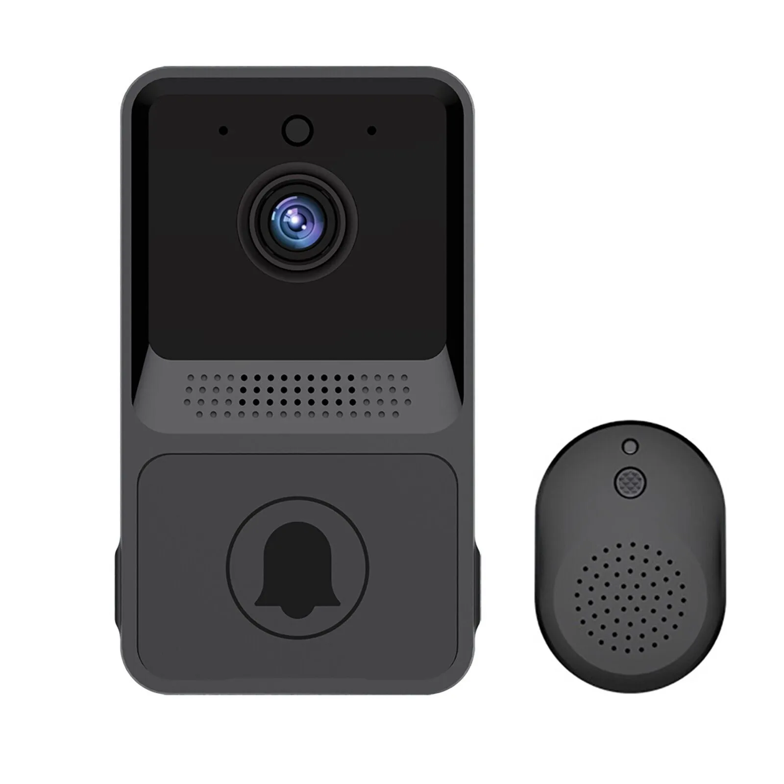 MMSecurify™ Smart HD Video Doorbell - Rechargeable Wireless, 2-Way Intercom, WiFi, Phone App