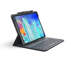 New - ZAGG Keyboard Messenger Folio 2 - Apple iPad 10.2/10.5 - Charcoal