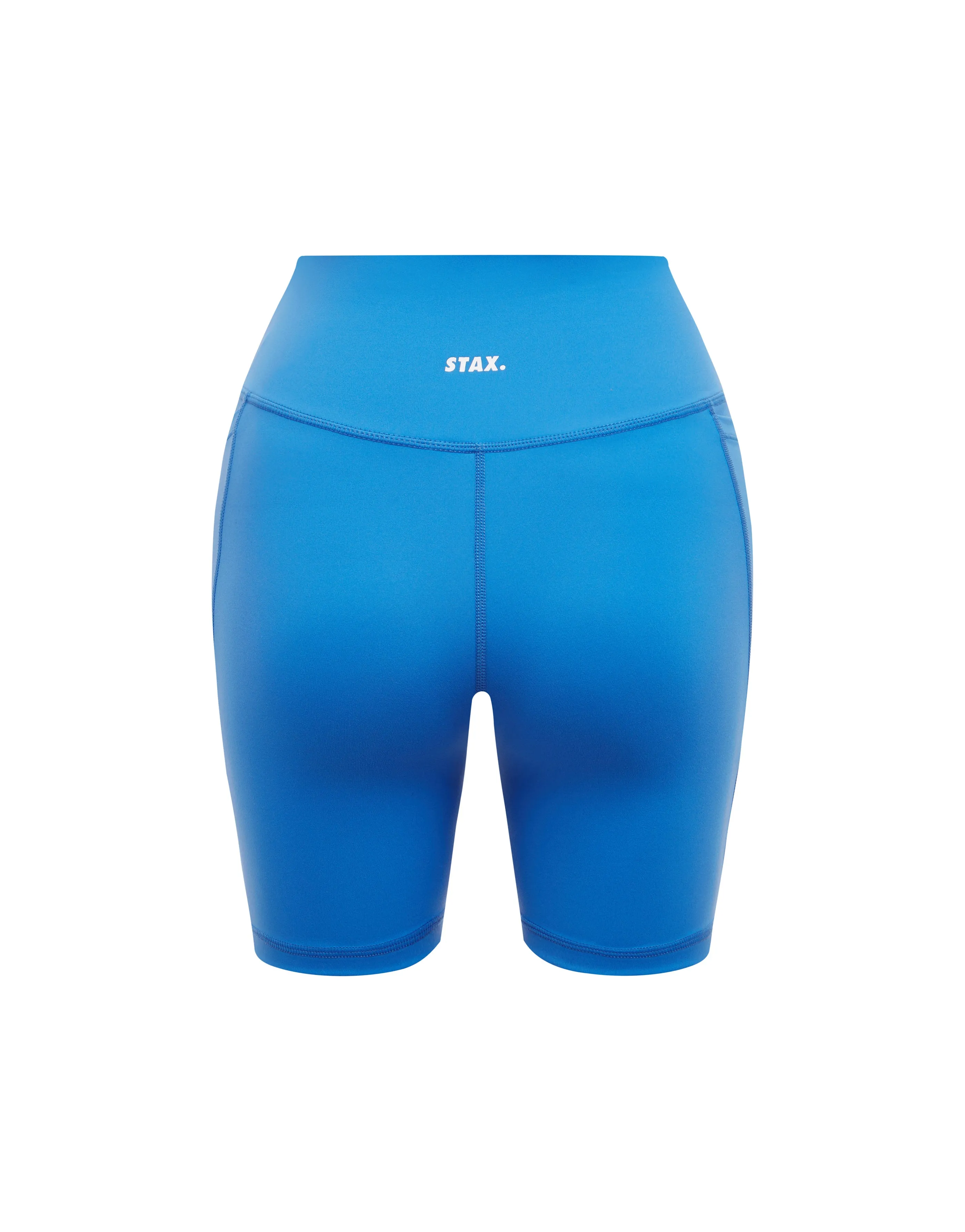 Phone Pocket Midi Bike Shorts NANDEX ™ - Beaches Blue