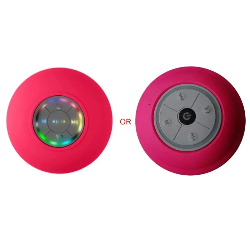 Portable Bluetooth-compatible Speaker, IPX4 Waterproof Wireless Speaker with Colorful Flashing Lights