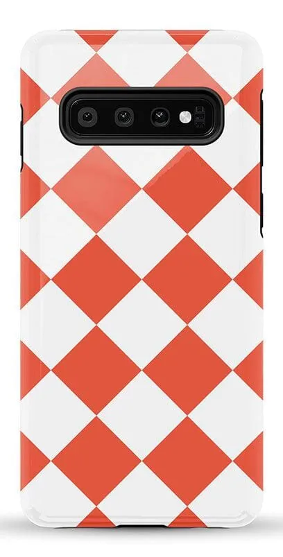 Red Checkerboard | High Contrast Design Case