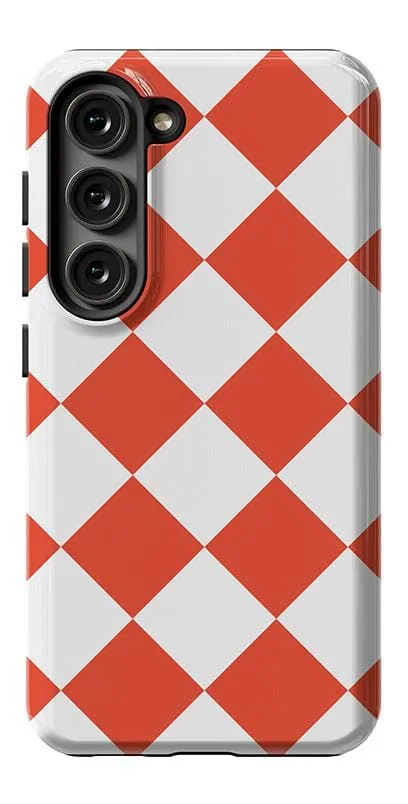 Red Checkerboard | High Contrast Design Case