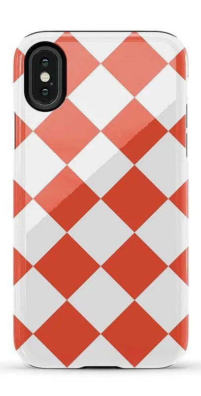 Red Checkerboard | High Contrast Design Case