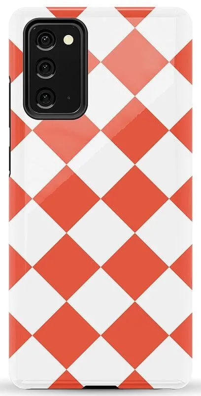 Red Checkerboard | High Contrast Design Case