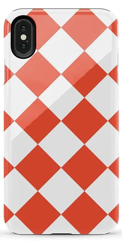 Red Checkerboard | High Contrast Design Case