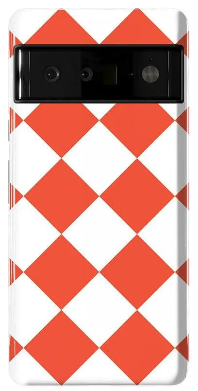 Red Checkerboard | High Contrast Design Case