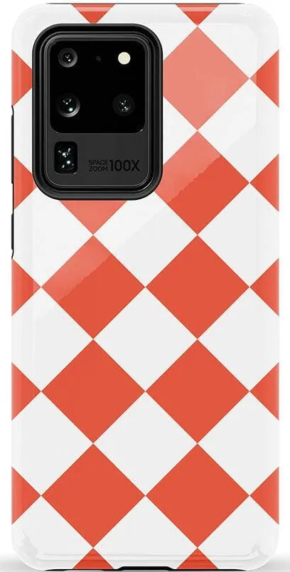 Red Checkerboard | High Contrast Design Case