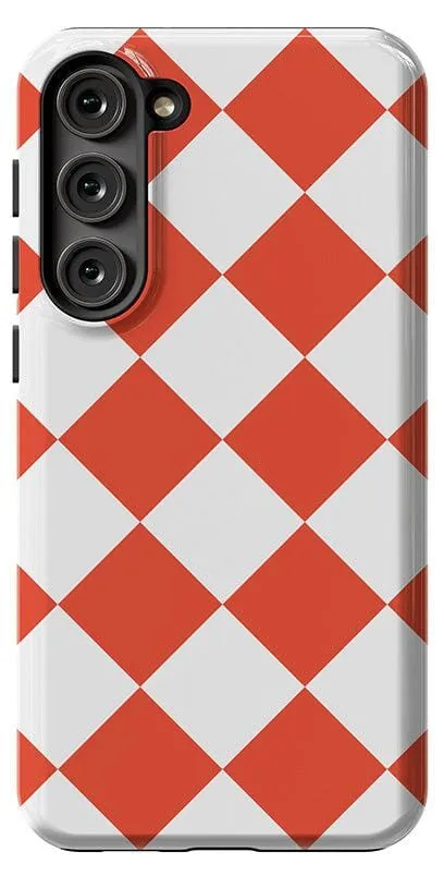 Red Checkerboard | High Contrast Design Case