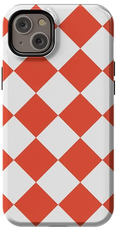 Red Checkerboard | High Contrast Design Case