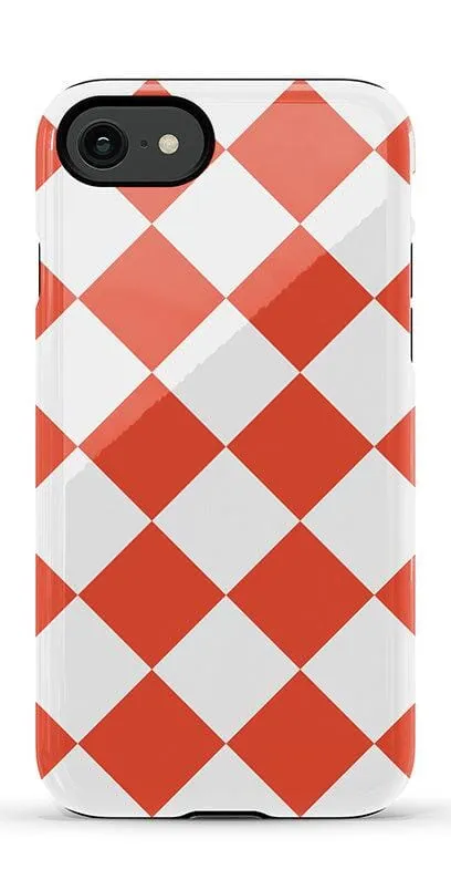 Red Checkerboard | High Contrast Design Case