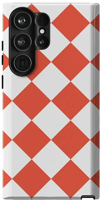 Red Checkerboard | High Contrast Design Case