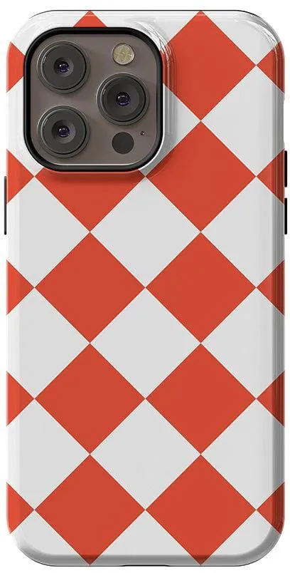 Red Checkerboard | High Contrast Design Case